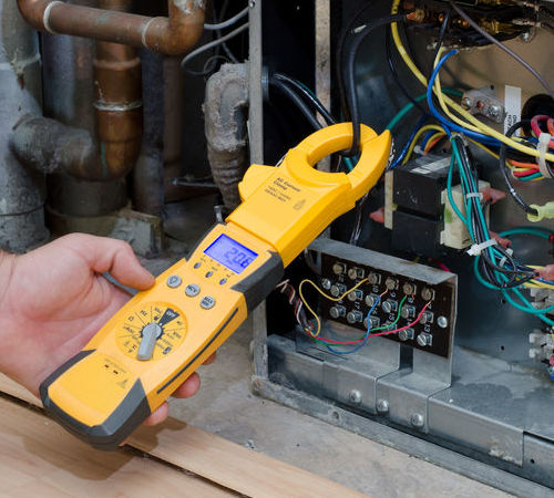 A Gas Furnace Gets Repaired.